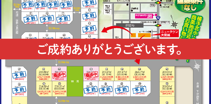 ニュータウン大関越